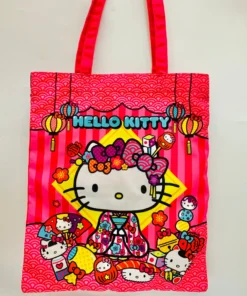 Weactive Inc Hello Kitty Japan Pop Polycotton Tote Bag