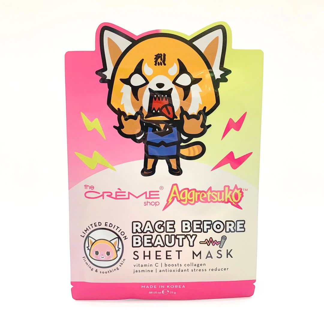 The Creme Shop The Crème Shop X Aggretsuko Rage Before Beauty Sheet Mask 3 The Creme Shop The Crème Shop X Aggretsuko Rage Before Beauty Sheet Mask