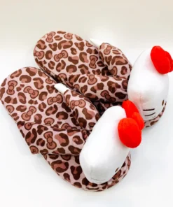 SANRIO INC Hello Kitty Leopard Kid Slippers