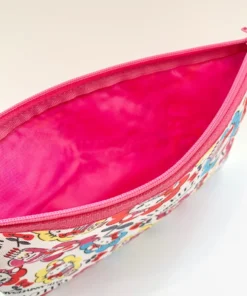 Hello Cutie Shop Wallets & Pouches Hello Kitty Flower 45th Anniversary Flat Pouch