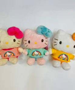 Weactive Inc Hello Kitty Retro Rainbow Bean Doll Plush