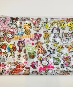 Weactive Inc Hello Kitty X Toki Vinyl Big Flat Pouch Ast Tokidoki