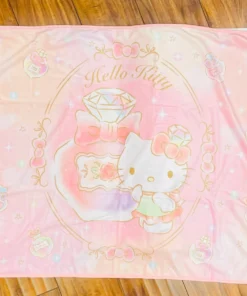 ENESCO Seasonal Hello Kitty Birthday Perfume Blanket With Pouch