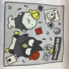 Sanrio Inc Wallets & Pouches Badtz Maru MUSIC Handkerchief 2P
