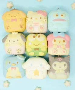 SANRIO INC Sanrio Character Sweet Roll Squishy Keychain Toys