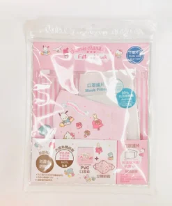 Sanrio Inc Face Masks Sanrio Characters Kids Mask W/ Bag And 2 Filters Pink