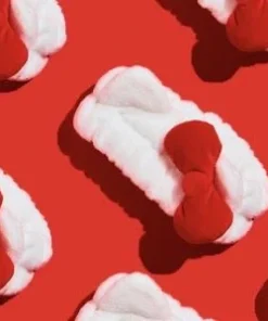 The Creme Shop The Crème Shop X Hello Kitty Plush Spa Headband With Red Bow
