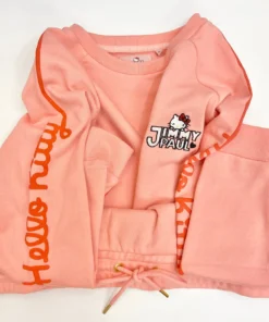 Hello Cutie Shop Shirts Jimmy Paul X Hello Kitty Difuzed Pink Sweatshirt