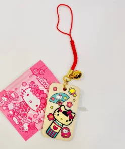 Weactive Inc Keychains & Charms Hello Kitty Japan Pop Wooden Mascot Keyring AST