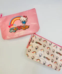 Weactive Inc Wallets & Pouches Hello Kitty Retro Rainbow Pouch AST