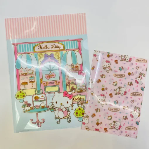 Sanrio Inc Hello Kitty Tea Shop 2pc File Set